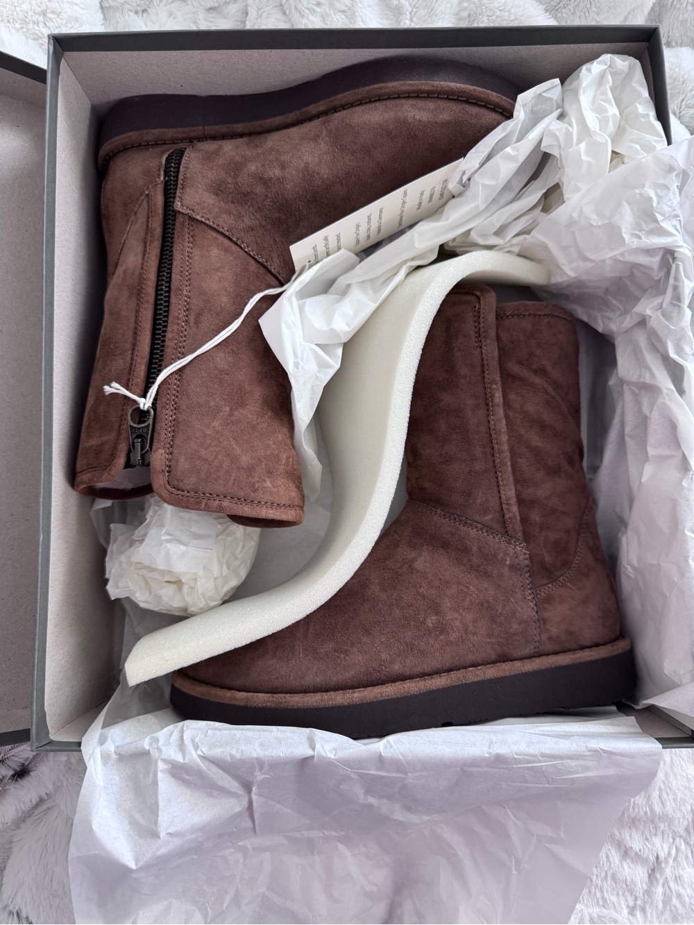 UGG Classic Luxe  Collection Abree Short Boots NWT NIB Bruno